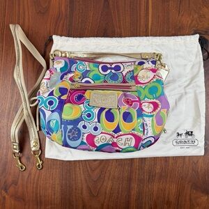 COACH Poppy Pop C Signature Shoulder Bag C Jazzy Y2K Vintage Nostalgia